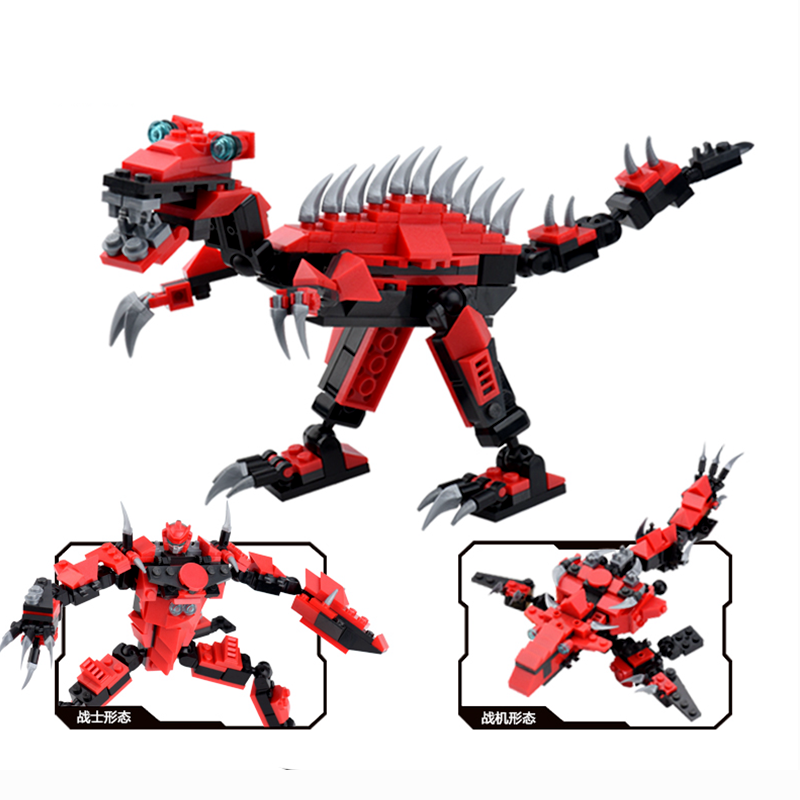 星钻积木积变战士儿童拼图恐龙拼装玩具7机器人8益智6-10岁男生版,淘宝优惠券,粉丝福利购,淘宝优惠卷