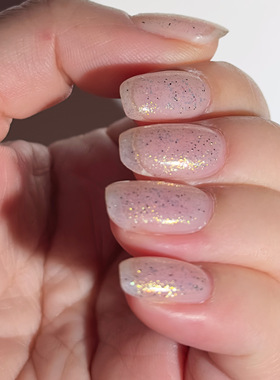 美国OPI指甲油 金虹碎钻闪耀通透 S021 Gliterally Shimmer