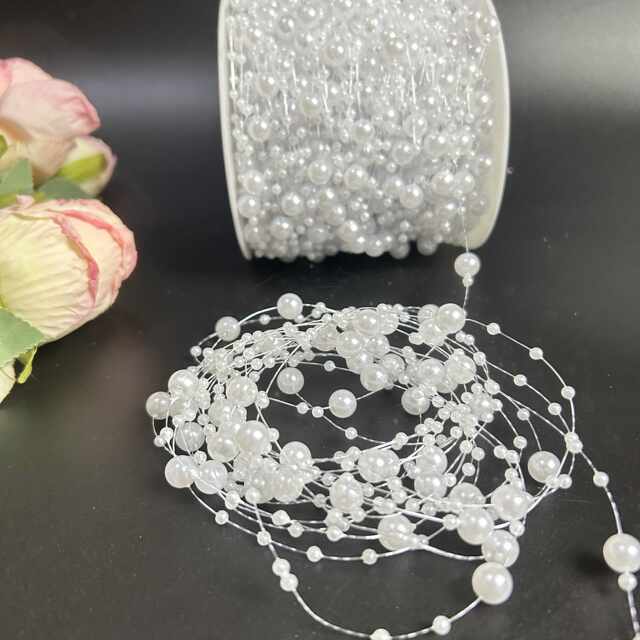 Pearl chain can be cut at will without loose beads handmade accessories