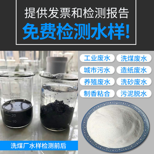 聚丙烯酰胺PAM阴离子阳离子非离子高分子絮凝沉淀剂污水处理药剂 - 图1