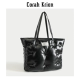 Небольшая дизайнерская модная универсальная вместительная и большая сумка с пухом