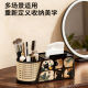 Medieval style tissue box, high-end remote control storage box, living room coffee table, dresser, retro light luxury desktop paper box