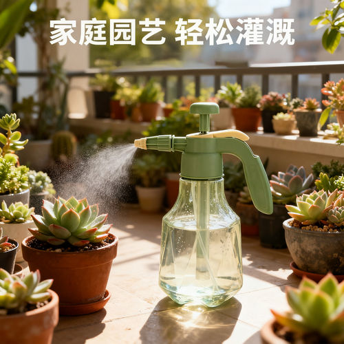 喷壶浇花适用洒水壶气压式浇水家用小型喷雾器瓶园艺喷水壶雾化 - 图0