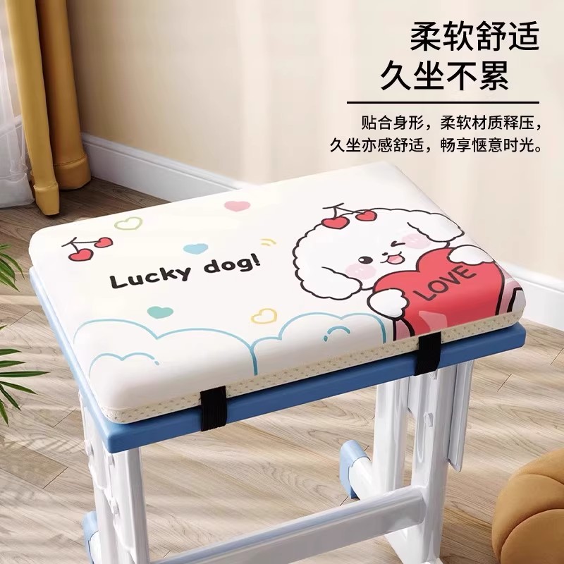 学生坐垫教室专用屁股垫长方形凳子椅子座垫子久坐加厚记忆棉屁垫