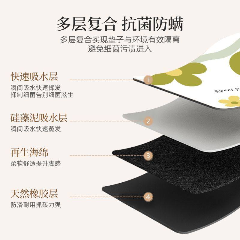 厨房台面沥水垫硅藻泥吸水垫桌面洗手台干燥垫杯垫子防滑浴室家居,淘宝优惠券,粉丝福利购,淘宝优惠卷