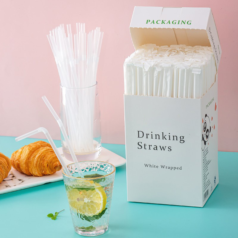 吸管一次性单独包装单支产妇儿童宝宝食品级细吸换塑料奶茶粗吸管 - 图2