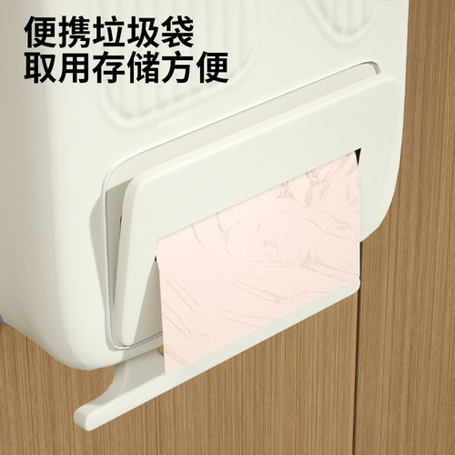 厨房垃圾桶挂式家用厨余分类可折叠橱柜门壁挂卫生间厕所收纳纸篓 - 图2