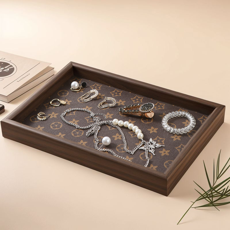 高档复古茶盘胡桃木首饰长方形轻奢木质收纳酒杯茶水文玩茶盘托盘,淘宝优惠券,粉丝福利购,淘宝优惠卷
