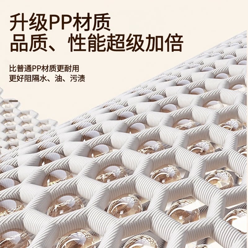 厨房防油贴纸静电透明耐高温瓷砖墙贴灶台油烟机墙面防水自粘墙纸