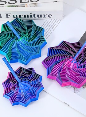 萝卜塔3D打印视错觉折叠多边形