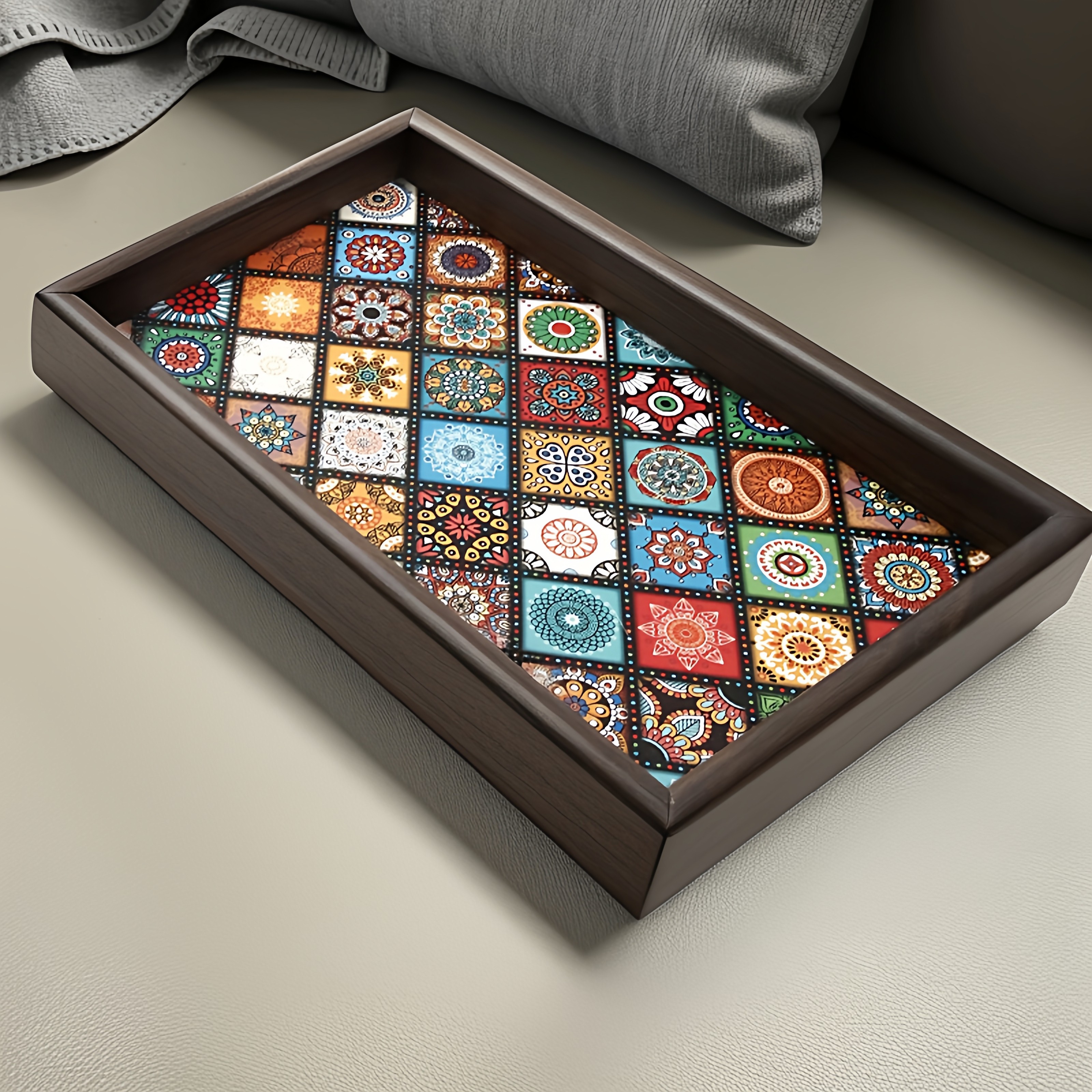 高档复古茶盘胡桃木首饰长方形轻奢木质收纳酒杯茶水文玩茶盘托盘,淘宝优惠券,粉丝福利购,淘宝优惠卷