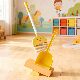 Children's mini broom and dustpan three-piece toy set