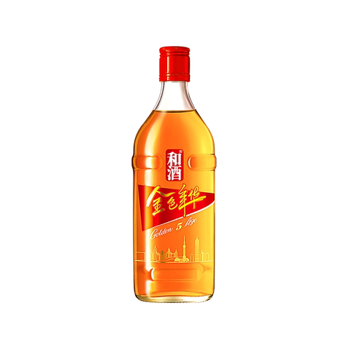 和酒  金色年华五年陈  500ml*2瓶 上海老酒黄酒 - 图2