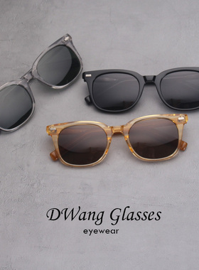 大脸复古风板材偏光近视太阳镜