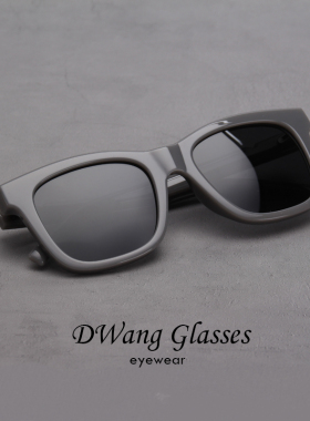 复古方框偏光UV400太阳镜