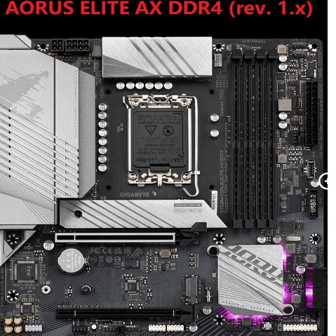 Gigabyte/技嘉 B760M AORUS ELITE AX DDR4支13600KF\13700KF CPU