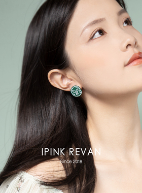 IPINK海洋系列人与少女耳钉耳夹