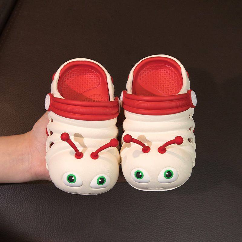 毛毛虫拖鞋儿童2岁女宝宝室内防滑防臭夏外穿沙滩男童新型洞洞鞋,淘宝优惠券,粉丝福利购,淘宝优惠卷