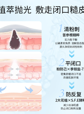 比度克抛光面膜祛痘去闭口粉刺