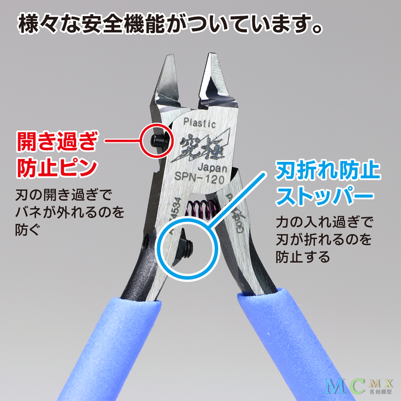 神之手单刃剪钳5.0究极超薄高达模型水口钳拼装切割工具 SPN-120-图0