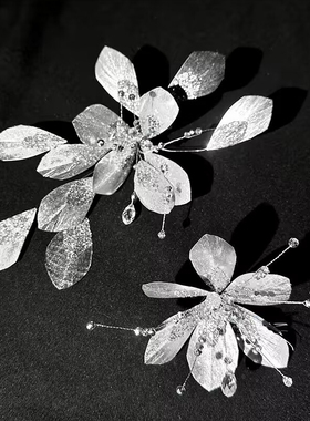 老师同款森系超仙羽毛头饰