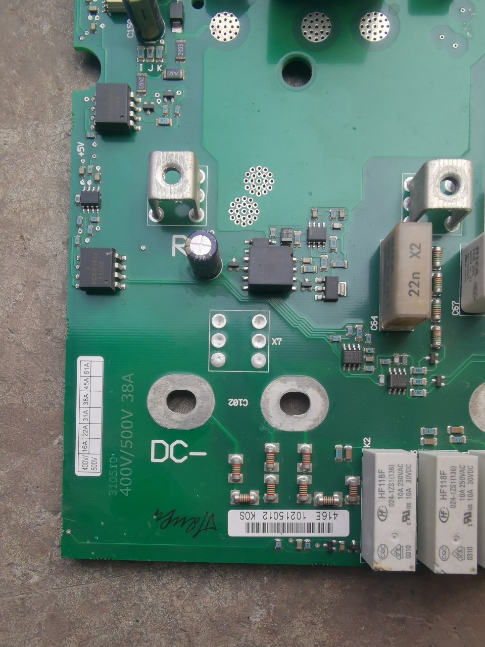 伟肯变频器电源驱动板PC00416C 416E 400V/500V 38A功能包好实物-图0