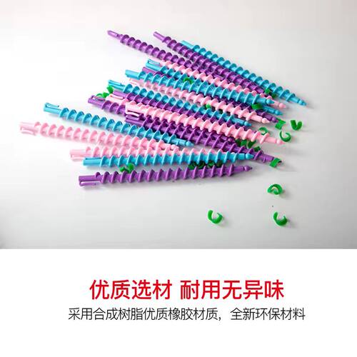 螺丝杠烫发杠空实心卷发万能螺旋杠子冷烫理头发店专用品美发工具 - 图2