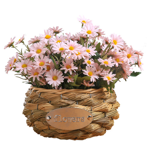 小雏菊仿真花束塑料绢花插花假花室内装饰花干花摆设客厅摆件花篮 - 图3