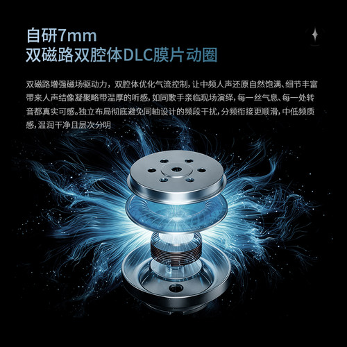 EPZ P40两动圈一平板一压电陶瓷入耳式HIFI监听旗舰有线发烧耳机 - 图1