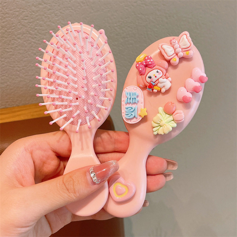 儿童气垫按摩梳三丽鸥不伤发家用梳子女童高颅顶蓬松气囊梳,淘宝优惠券,粉丝福利购,淘宝优惠卷