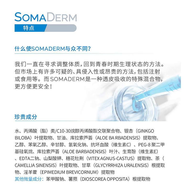 hgh新生命凝胶newulife钮优生官网正品SomaDerm保湿凝胶96g 8瓶 - 图1