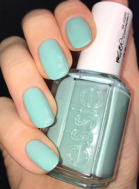 Essie702薄荷绿持久快干指甲油