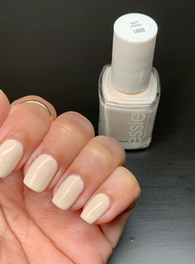 ESSIE指甲油1669珍珠奶白持久