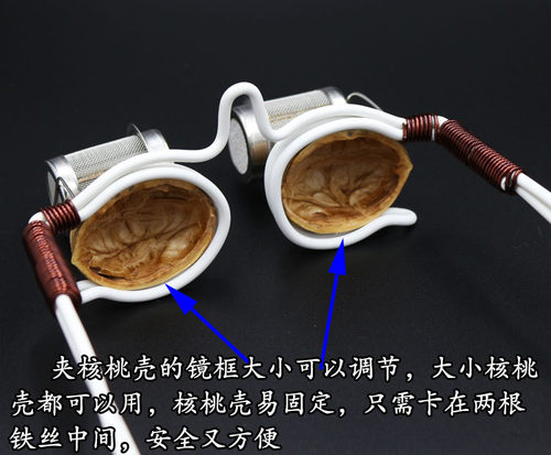 核桃灸眼镜架艾眼灸儿童艾灸眼镜家用眼部护理艾灸熏蒸调理仪器套 - 图2