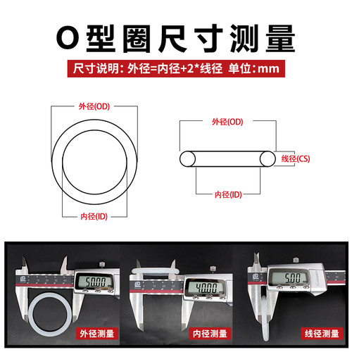 现货外径34-170*3.1mm白色硅胶O型圈环保柔软弹性耐温防水密封圈 - 图3