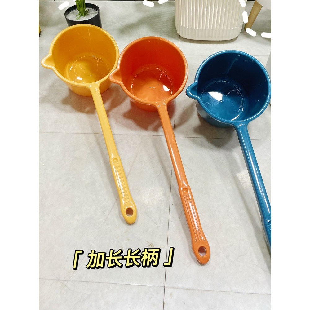 长柄水勺塑料加厚水舀厨房家用洗菜浇花水勺简约透明水瓢带嘴舀水,淘宝优惠券,粉丝福利购,淘宝优惠卷