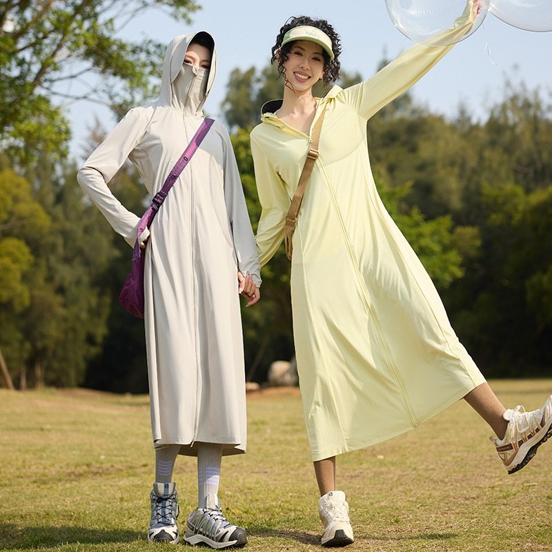 96888防晒衣长裙-2025年高品质连帽防晒衣女士夏季轻薄透气防紫外,淘宝优惠券,粉丝福利购,淘宝优惠卷