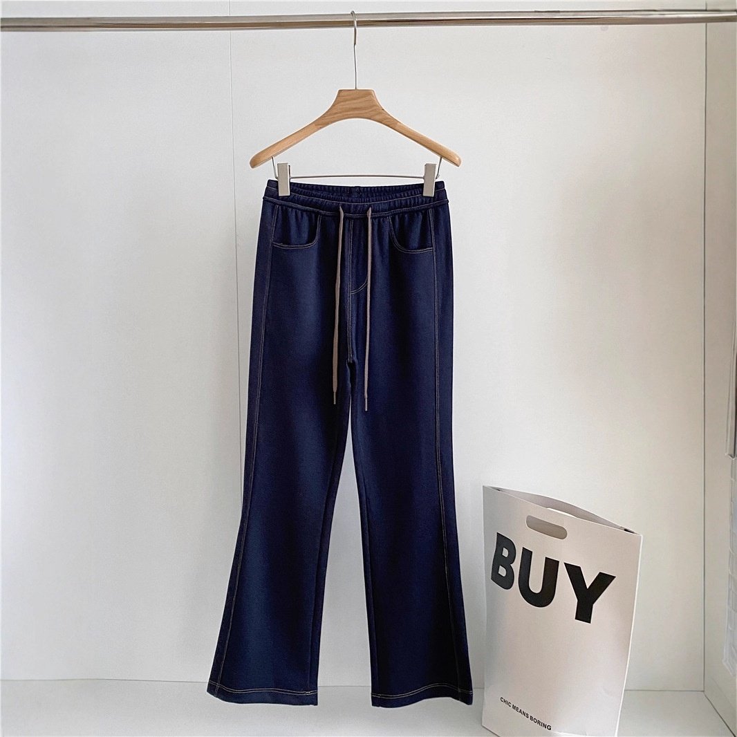 微喇牛仔裤女2025早秋新款喇叭裤蓝色高腰显瘦拖地裤,淘宝优惠券,粉丝福利购,淘宝优惠卷