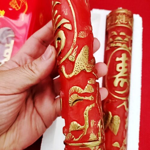 老寿星做寿蜡烛明火12小时生日蜡烛寿宴装饰摆设大寿氛围布置用品 - 图2