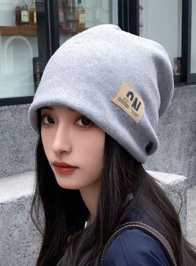 套头帽女秋冬保暖包头帽月子帽