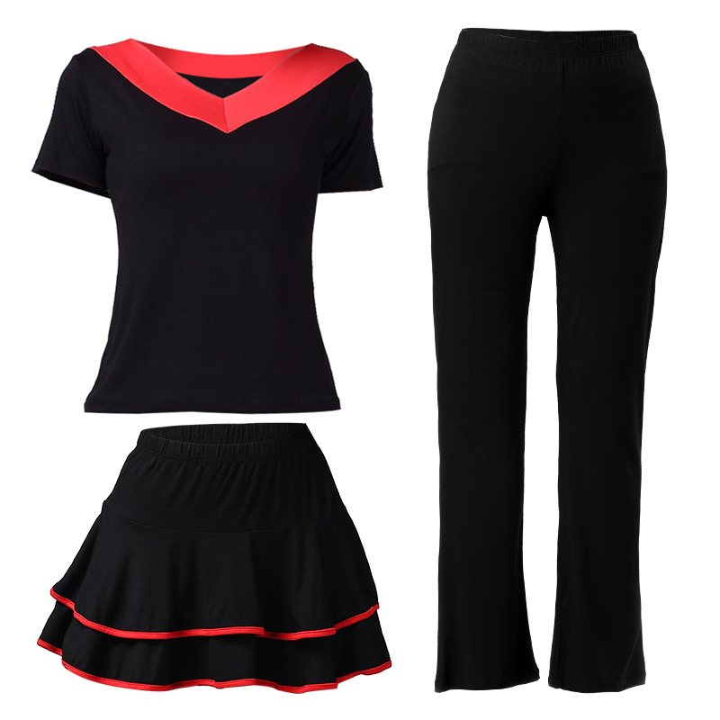 广场舞服装新款上衣裙裤子套装莫代尔分体式三件套中老年演出服女,淘宝优惠券,粉丝福利购,淘宝优惠卷