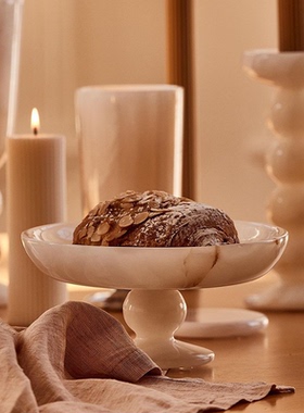 天然玉石装饰摆件桌面收纳托盘