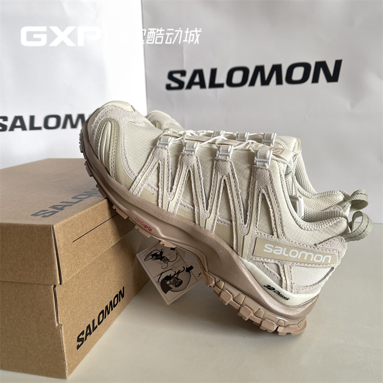 GXP Salomon 萨洛蒙 3D XA PRO 米灰香草色美拉德徒步跑鞋 474786 - 图2