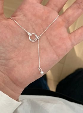 轻奢小众珍珠蝴蝶项链女夏设计感百搭简约锁骨链ins冷淡风配饰品