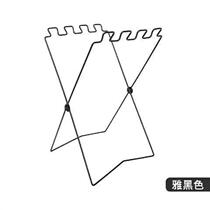 Outdoor Camping Fold Junk Shelf for Home Kitchen Metal Trash Bags Bracket Grill Grill