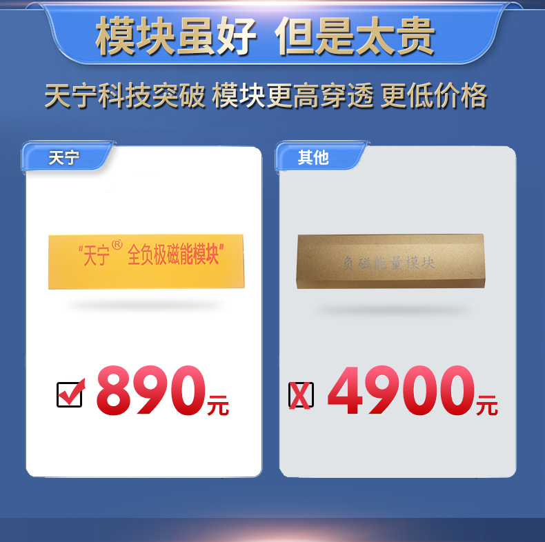 天宁磁性床垫磁能黄金模块磁模块血液循环不呕吐强磁定制模块床垫 - 图3