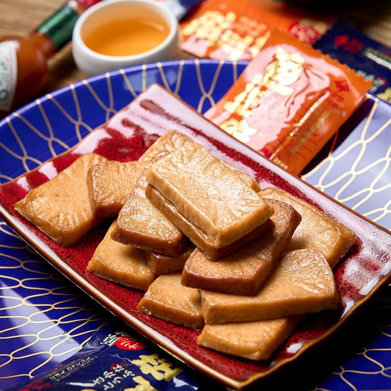 超市鱼豆腐雅玛萨豆腐干小零食原味照烧即食豆干代购豆制品-图1