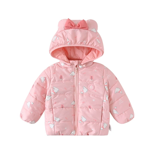 Tongtai осень и зима-4 ноября-младенцы и маленькие дети, мальчики и девочки, повседневные теплые съемные вершины с капюшоном с капюшоном