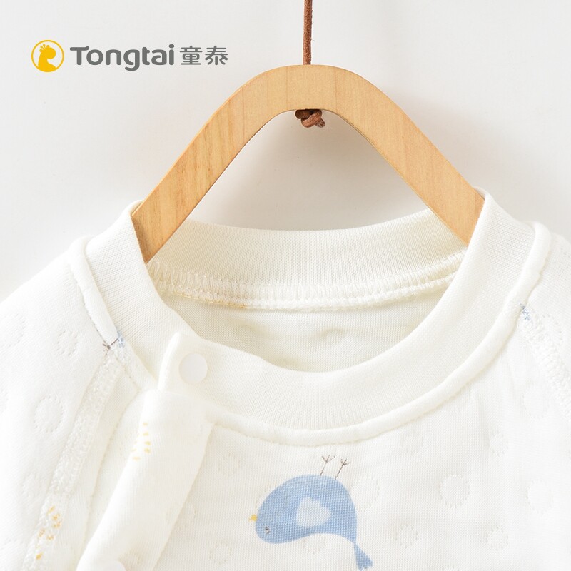 童泰新款婴儿衣服偏开哈衣1-18内衣 童泰母婴连身衣/爬服/哈衣