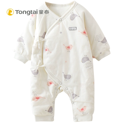 Тонг Тай новый беременность на младенца Ребенок чистый хлопок утепленный Покрытый детские осень-зима Пакет комплект Тонкий хлопок заяц хлопок Одежда стиль